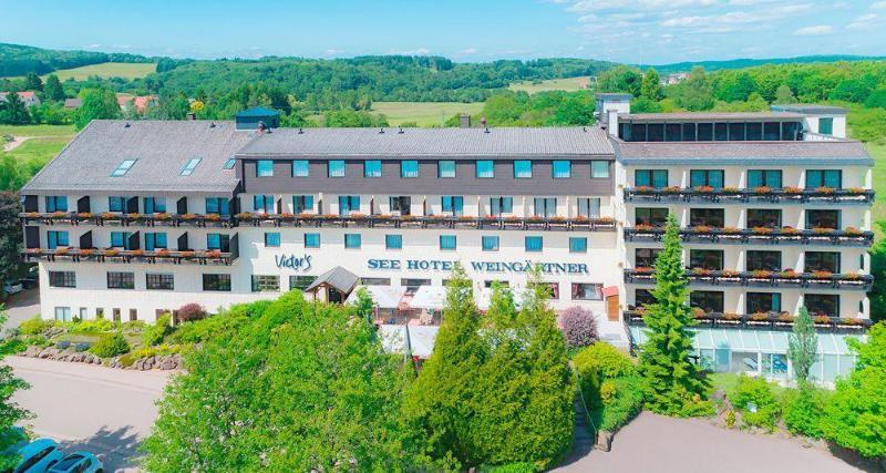 Victor'S Seehotel Weingaertner Bostalsee Bosen-Eckelhausen Exterior photo
